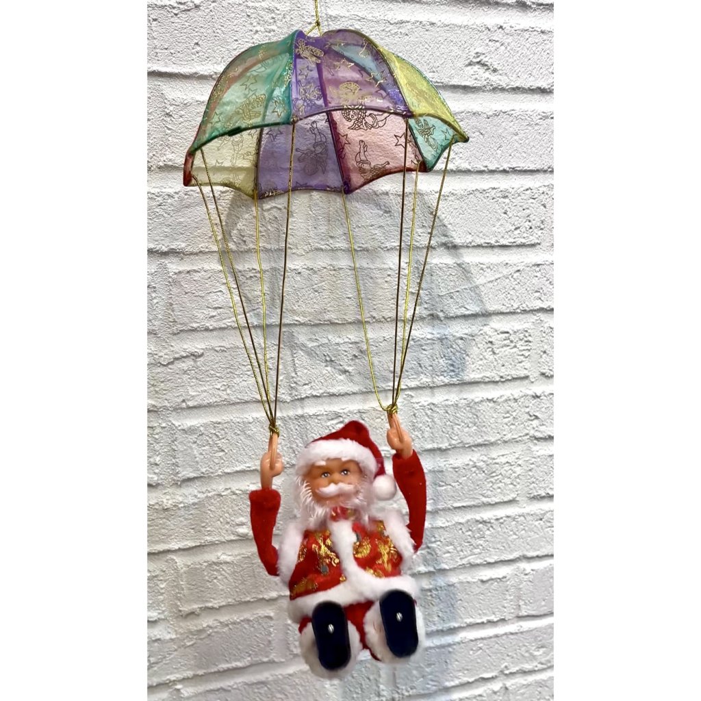 Papai Noel musical para quedas 