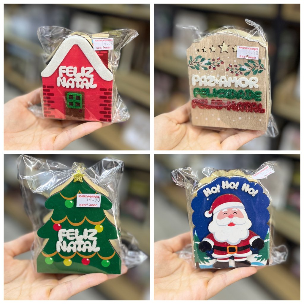 Porta guardanapo de Natal em MDF 