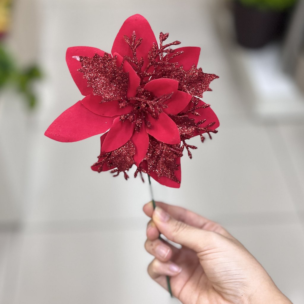 Flor de Natal vermelha 