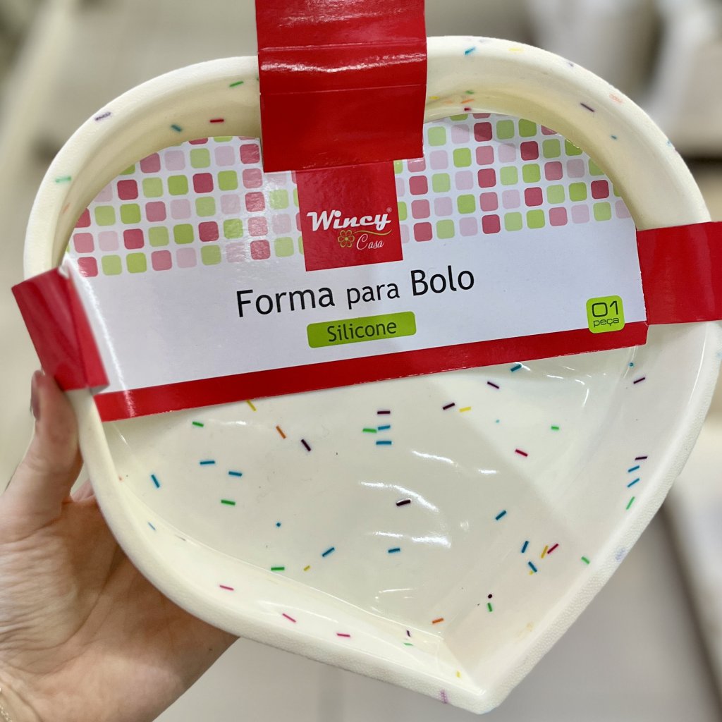 Forma de silicone confetti coração 
