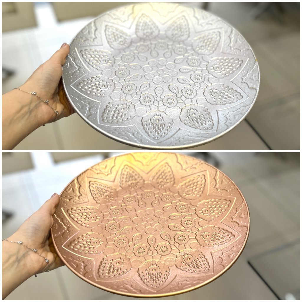 Prato decorativo em MDF 