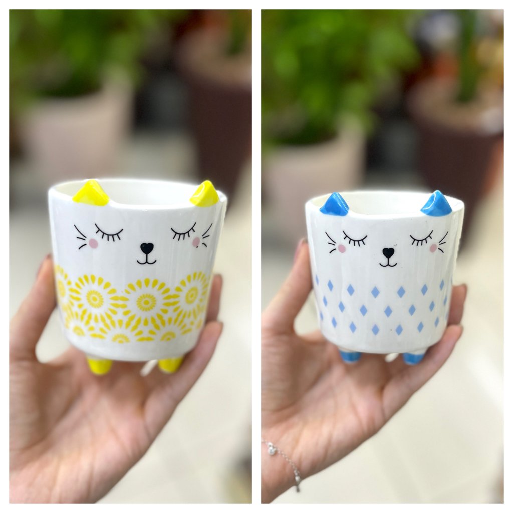 Cachepot gatinho 