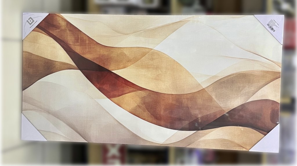 Tela decorativa 60CM X 120cm - Abstrato ondas 