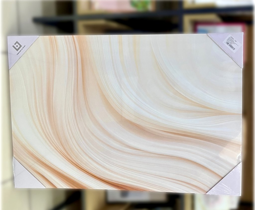 Tela decorativa 60CM X 90cm - abstrato ondas areia  