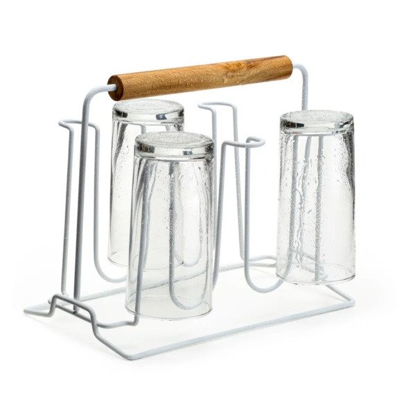 Suporte para 6 copos linha Branca Eco Design 