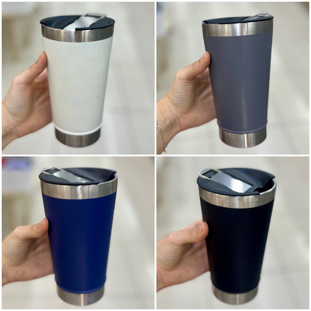 Copo térmico com abridor 