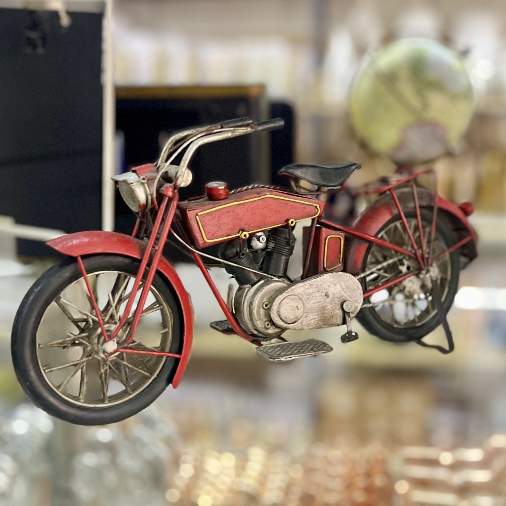 Enfeite moto vintage 