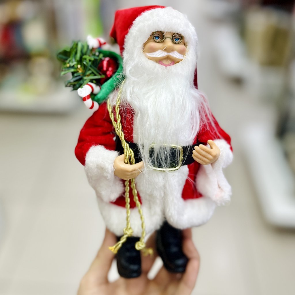 Papai Noel tradicional 25CM 