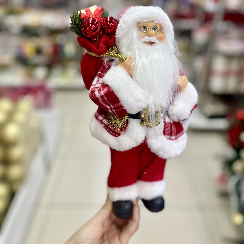 Papai Noel xadrez 30CM 