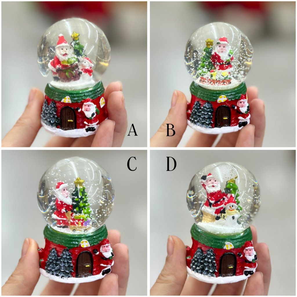 Mini globo de neve Natal 