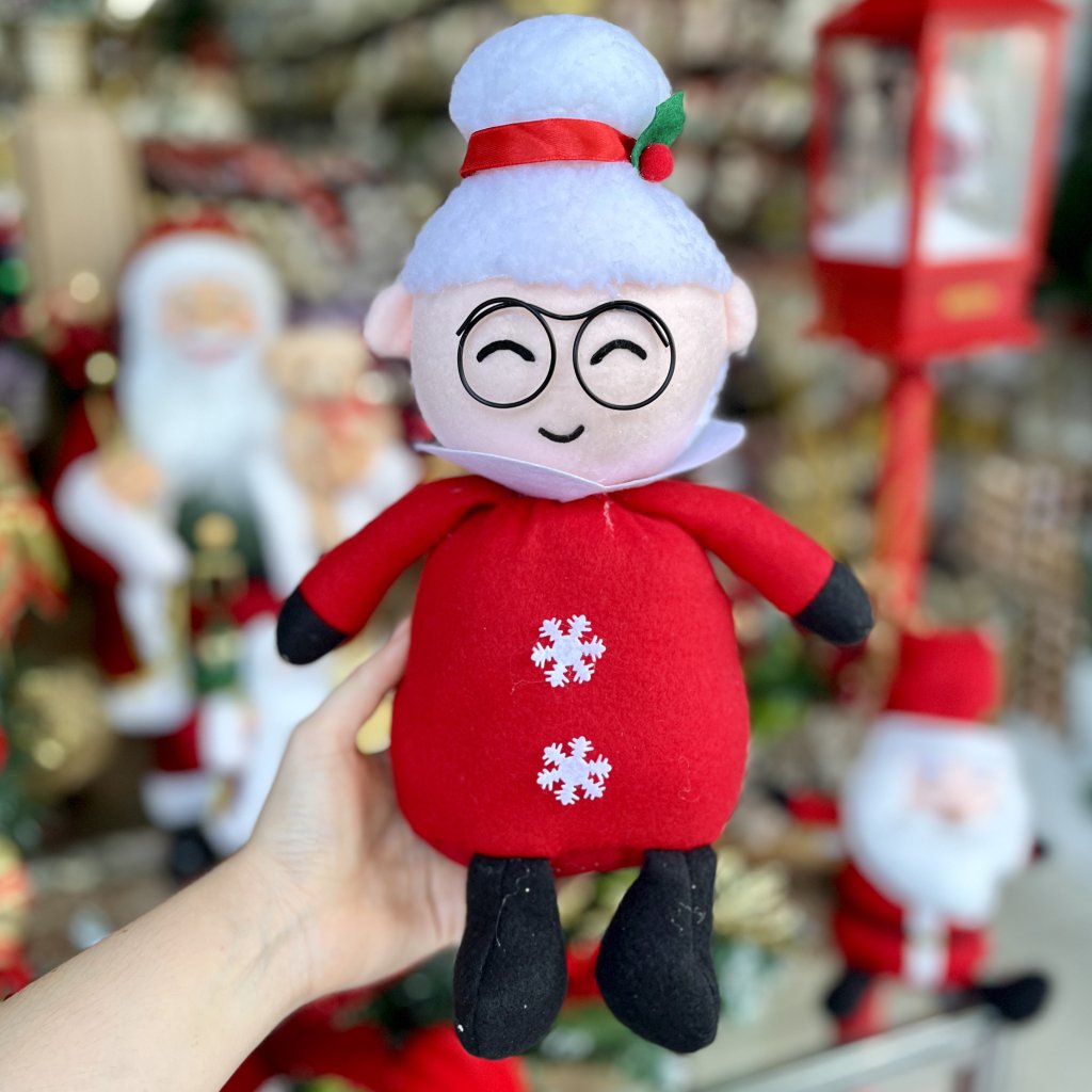Mamãe Noel de pelúcia 26cm 