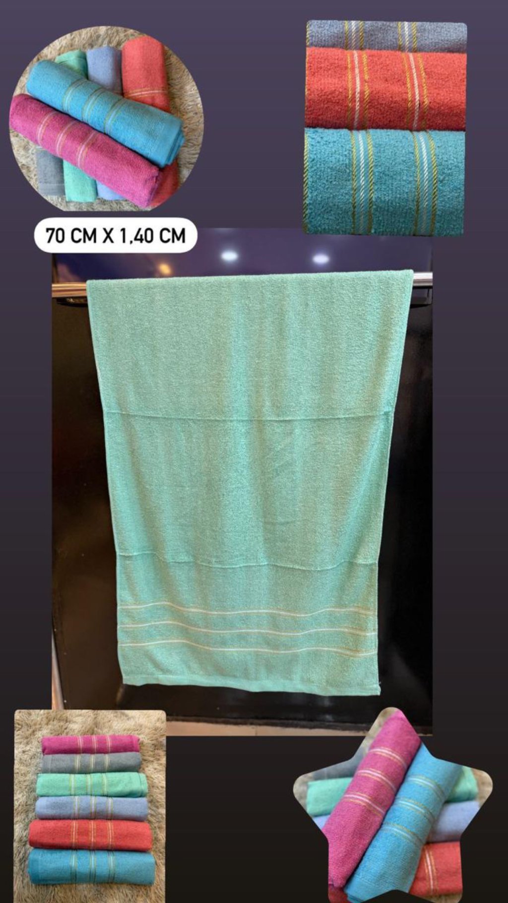 Toalha de Banho - 24 peças