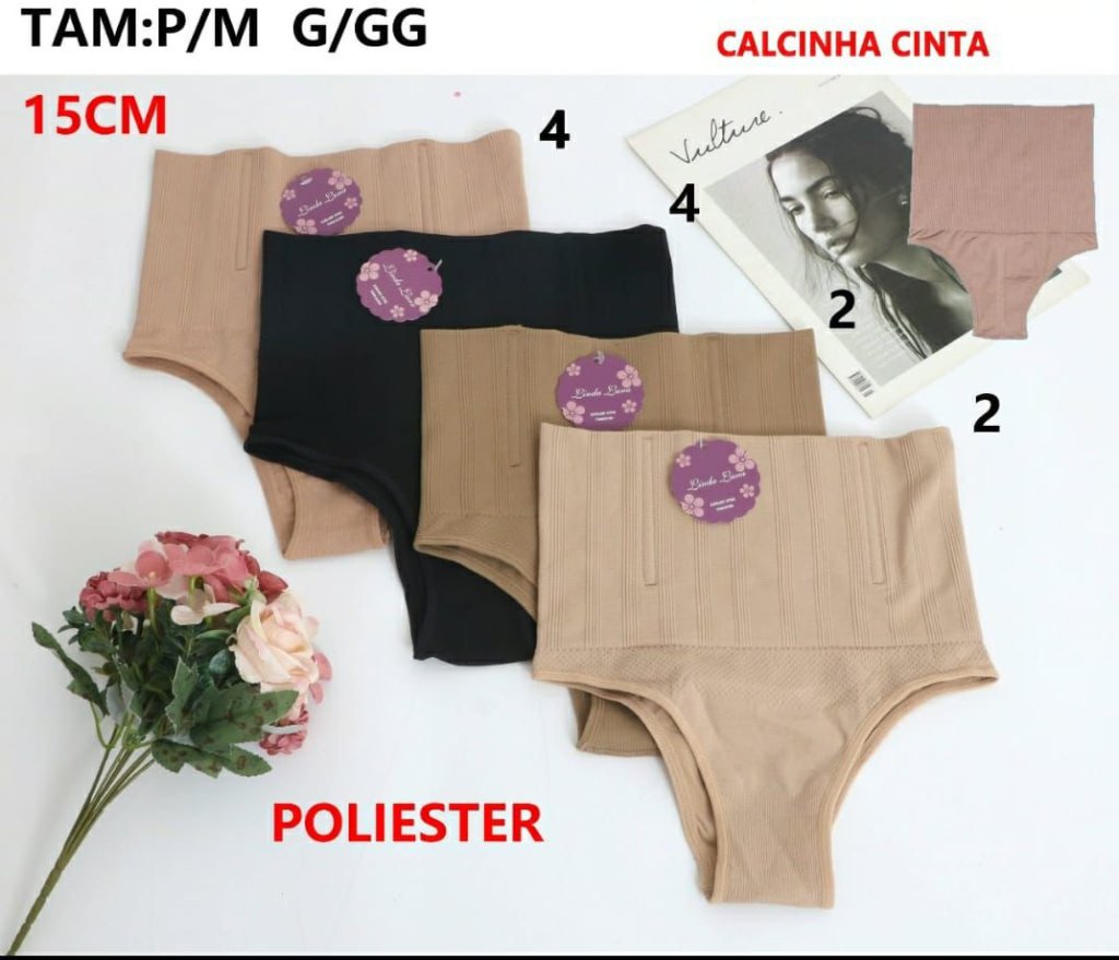 Calcinha Cinta Modeladora - 24 peças