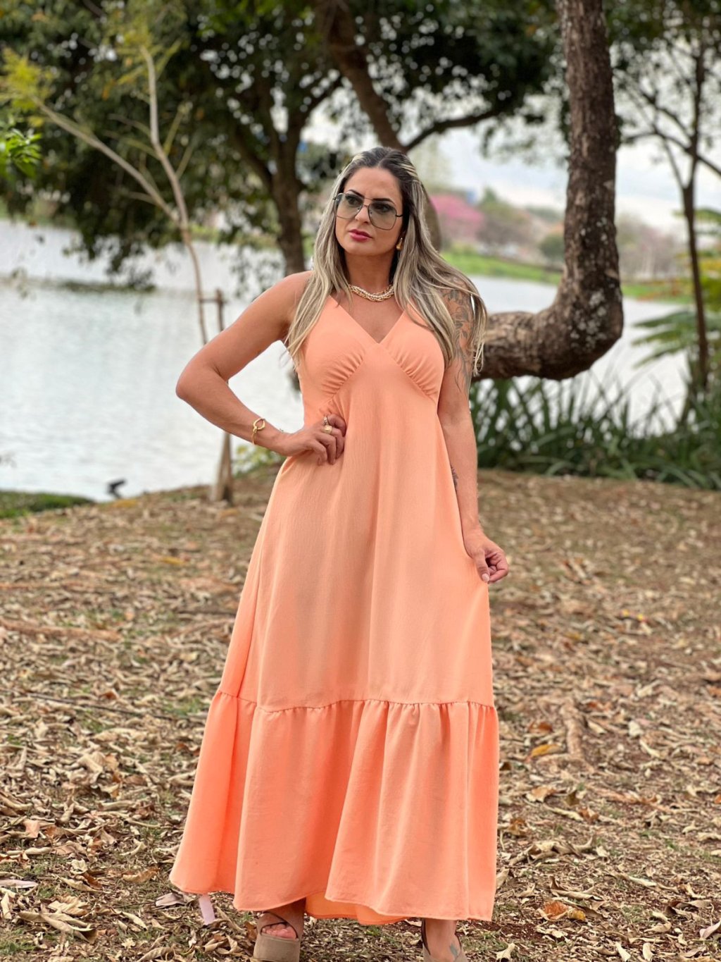 Vestido longo Catarina 