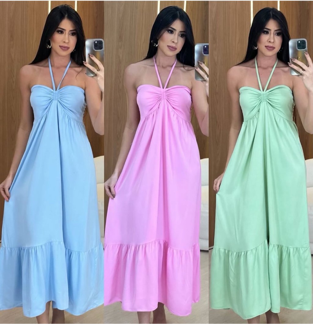 Vestido longo Fran 