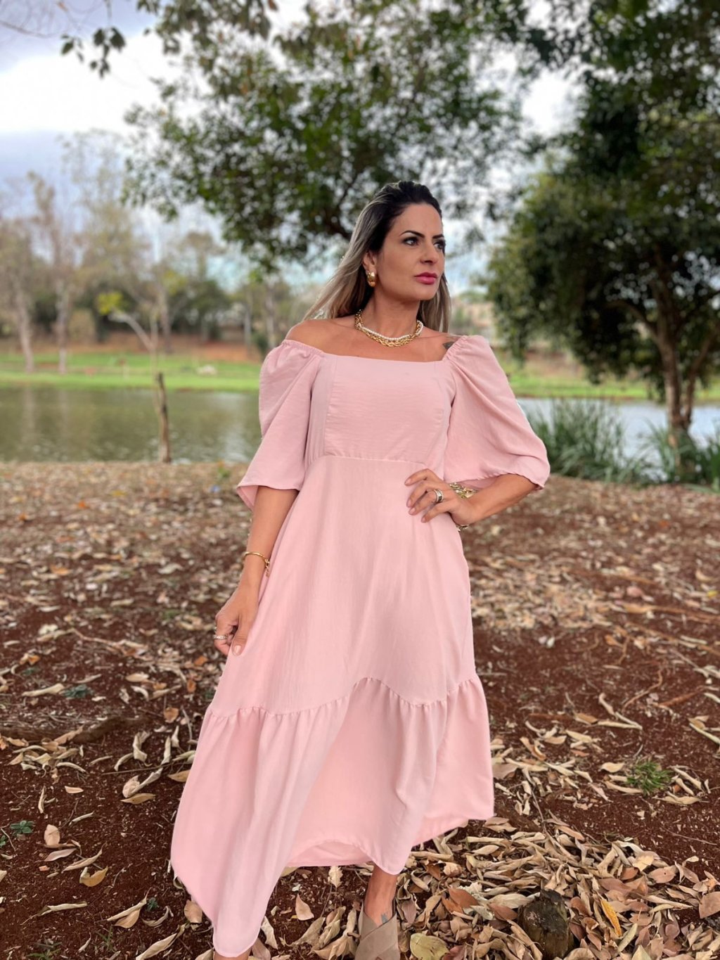 Vestido longo Lilian 