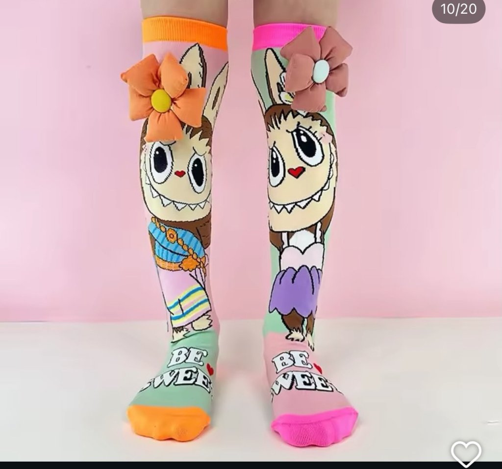 Meia 3D Maluca - 24 peças