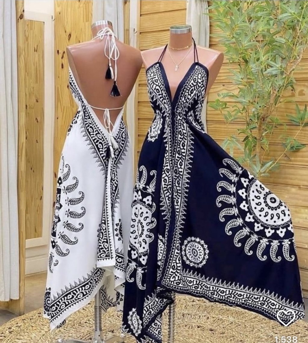 Vestido Lenço - Moda Indiana Original - 24 peças