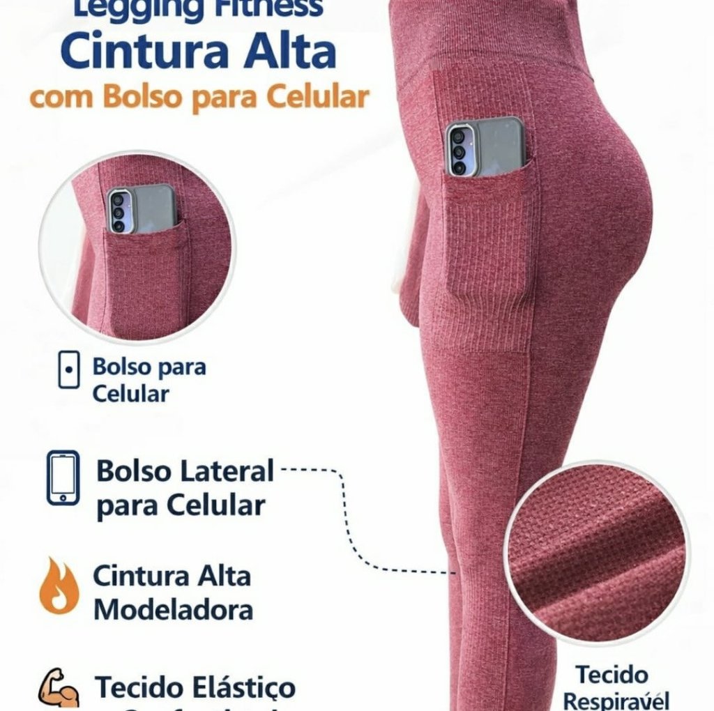 Legging Fitness • 24 peças 