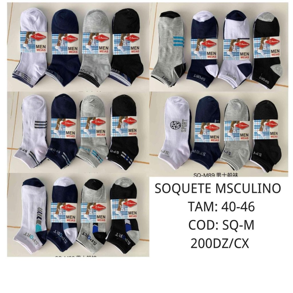Meia Masculina • 24 peças