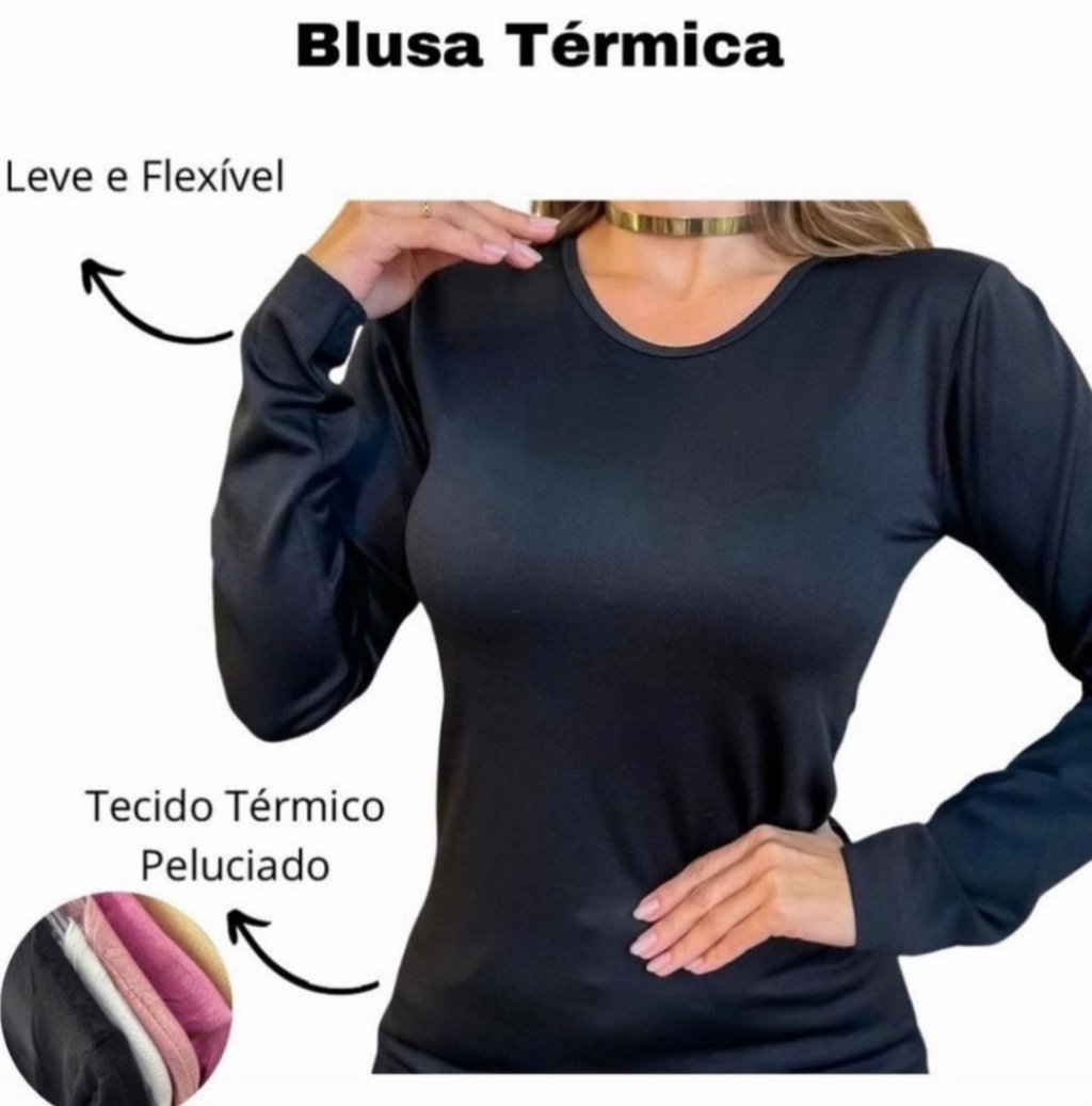 Blusa Térmica Peluciada - 12 peças