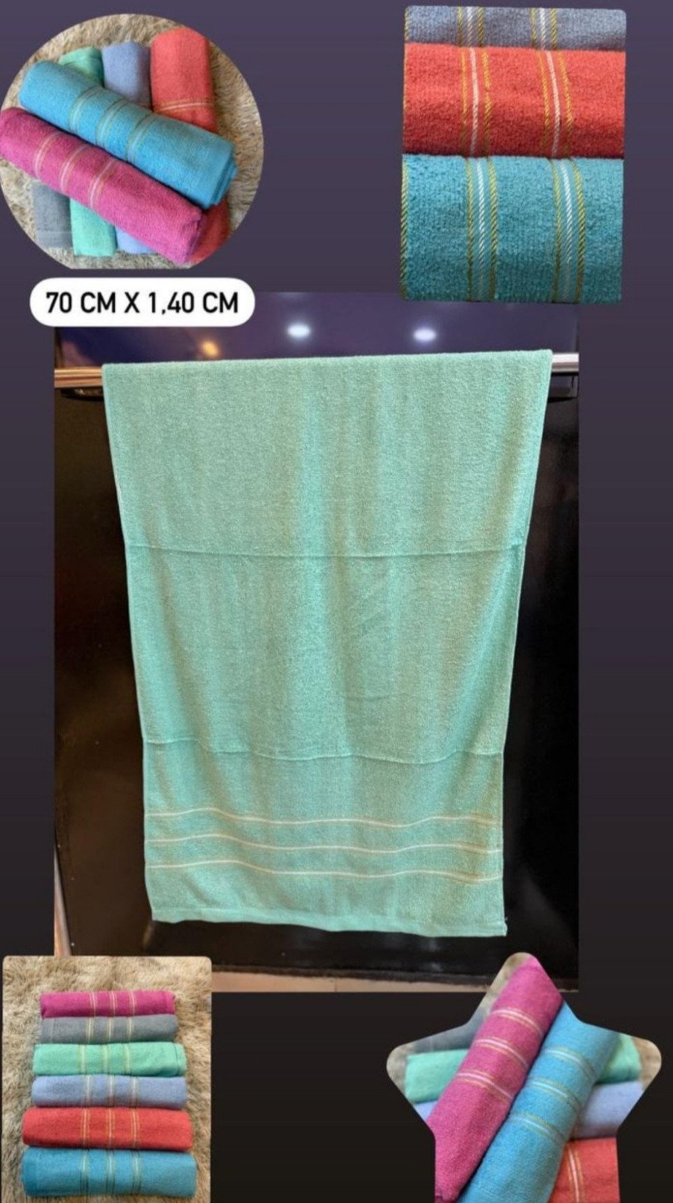 Toalha de Banho - 12 peças 