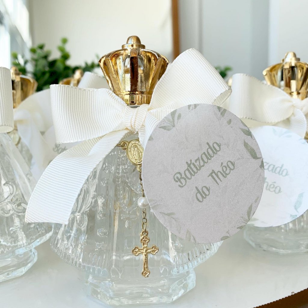 Frasco nossa senhora aparecida para água benta 