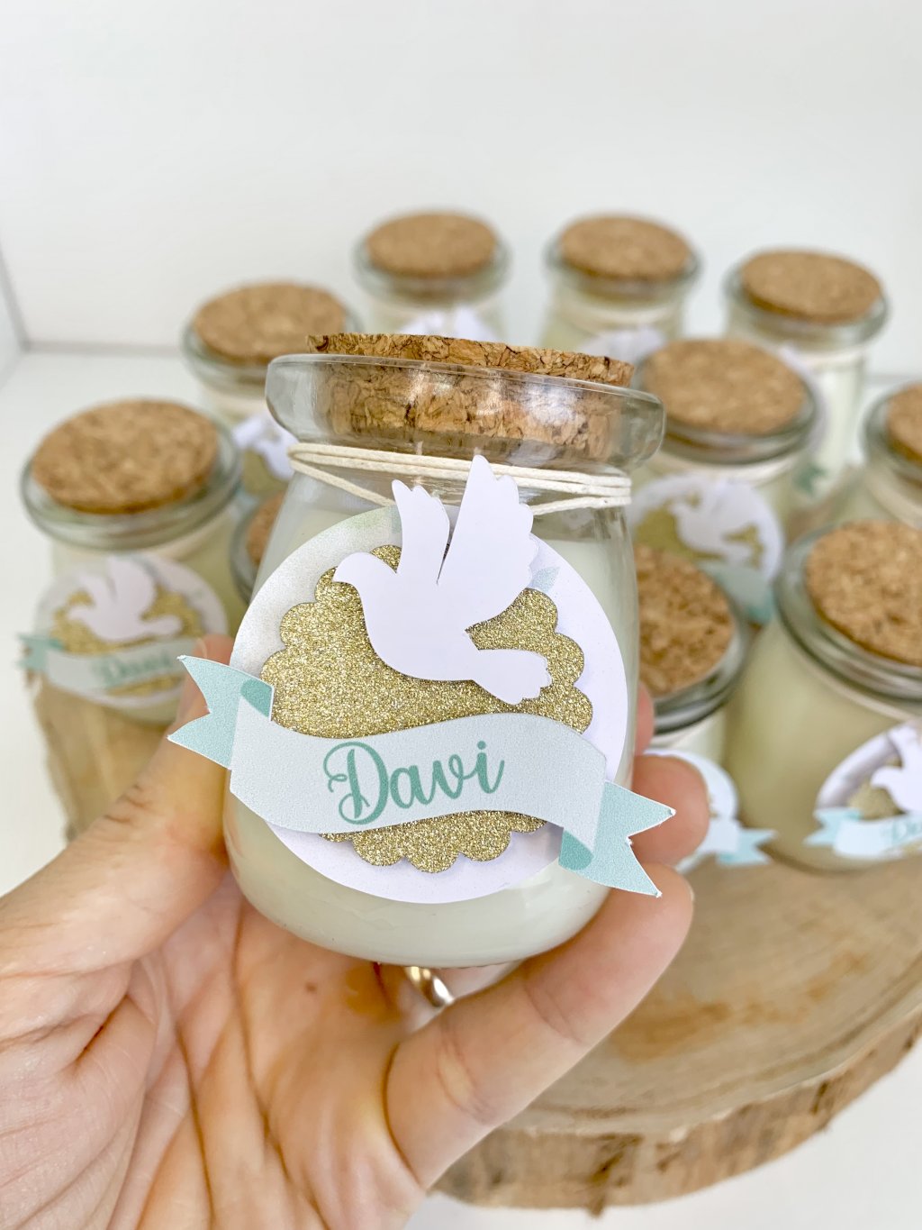 Velas aromática batizado 