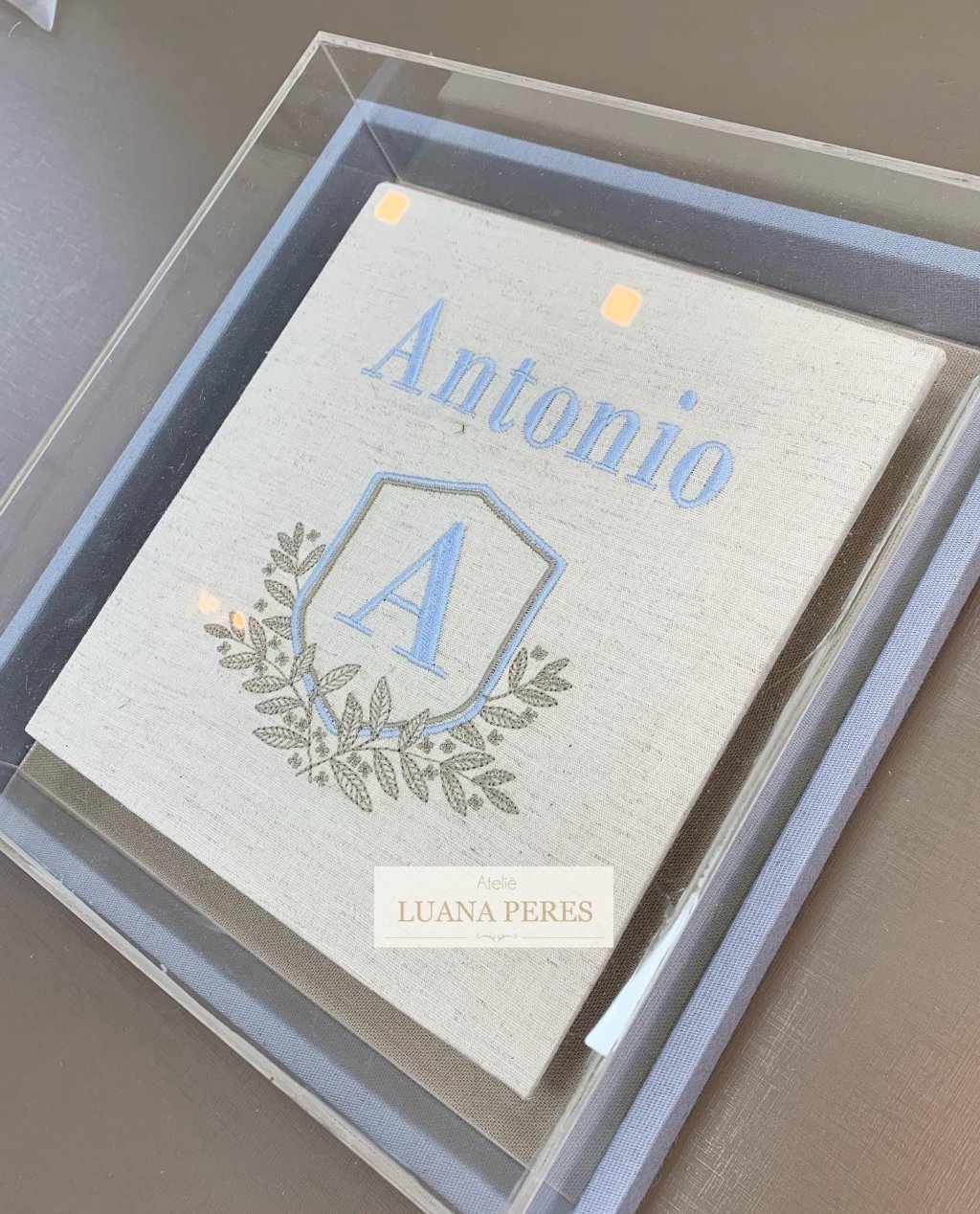 Porta maternidade com proteção acrílica 