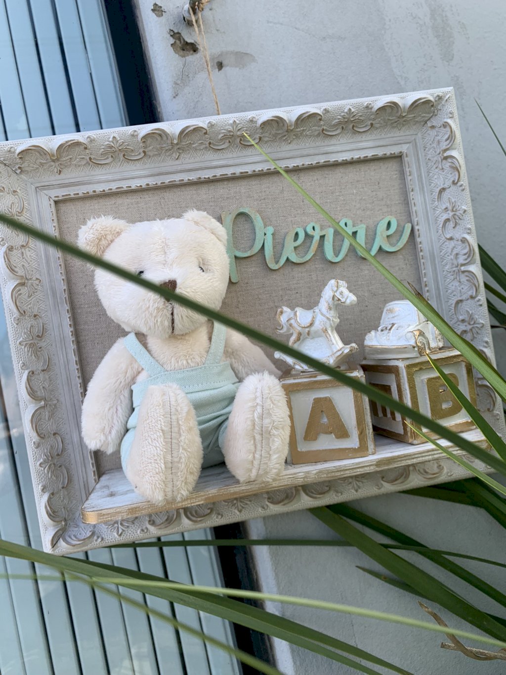 Porta maternidade urso personalizado 