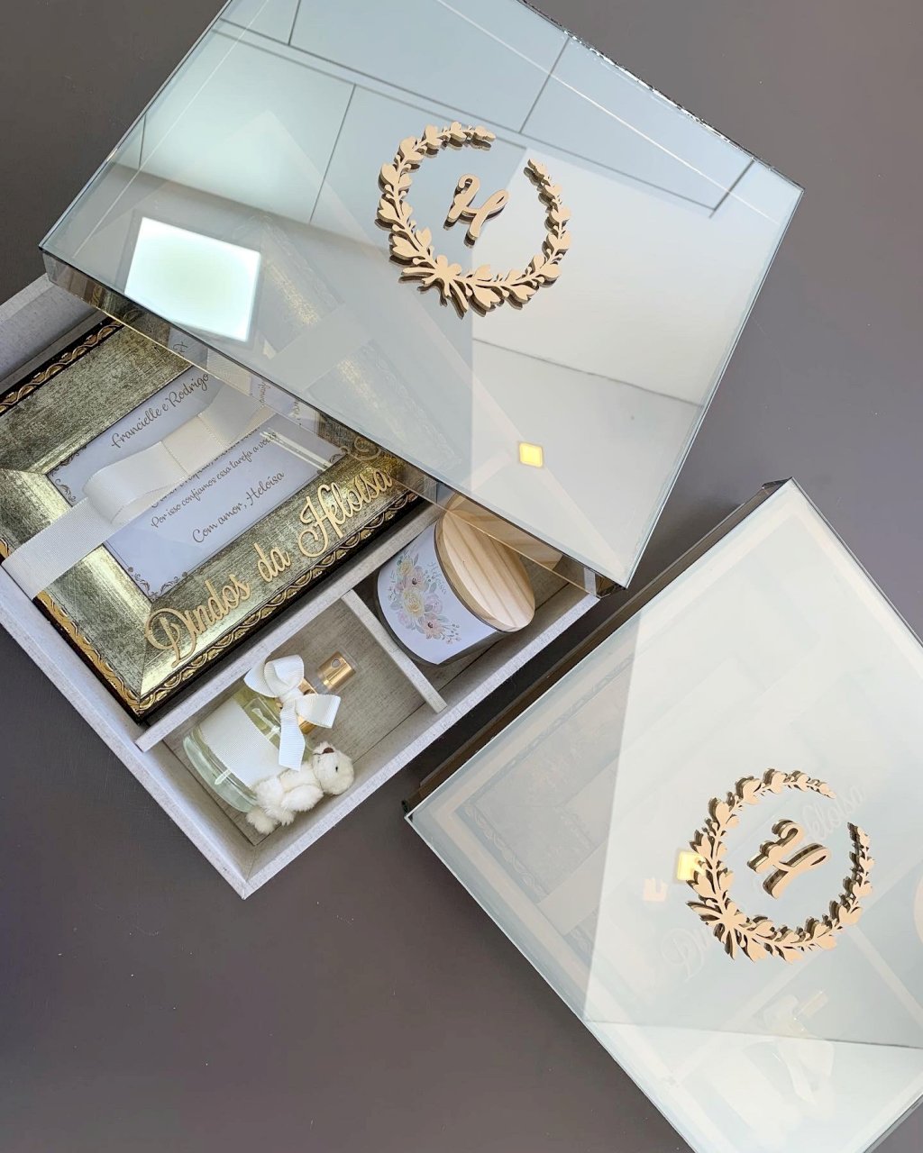 Convite de padrinhos luxo 