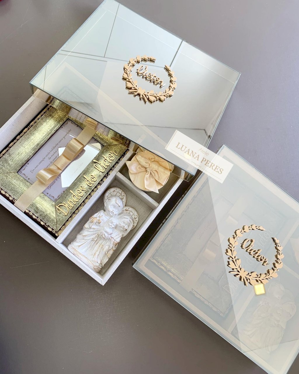 Convite de padrinhos luxo 