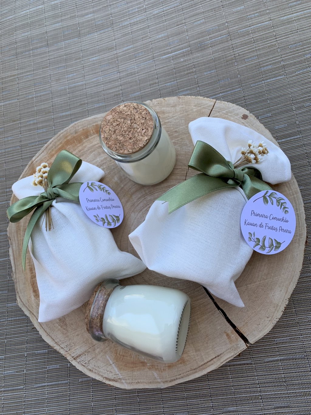 Lembrança de vela aromática 