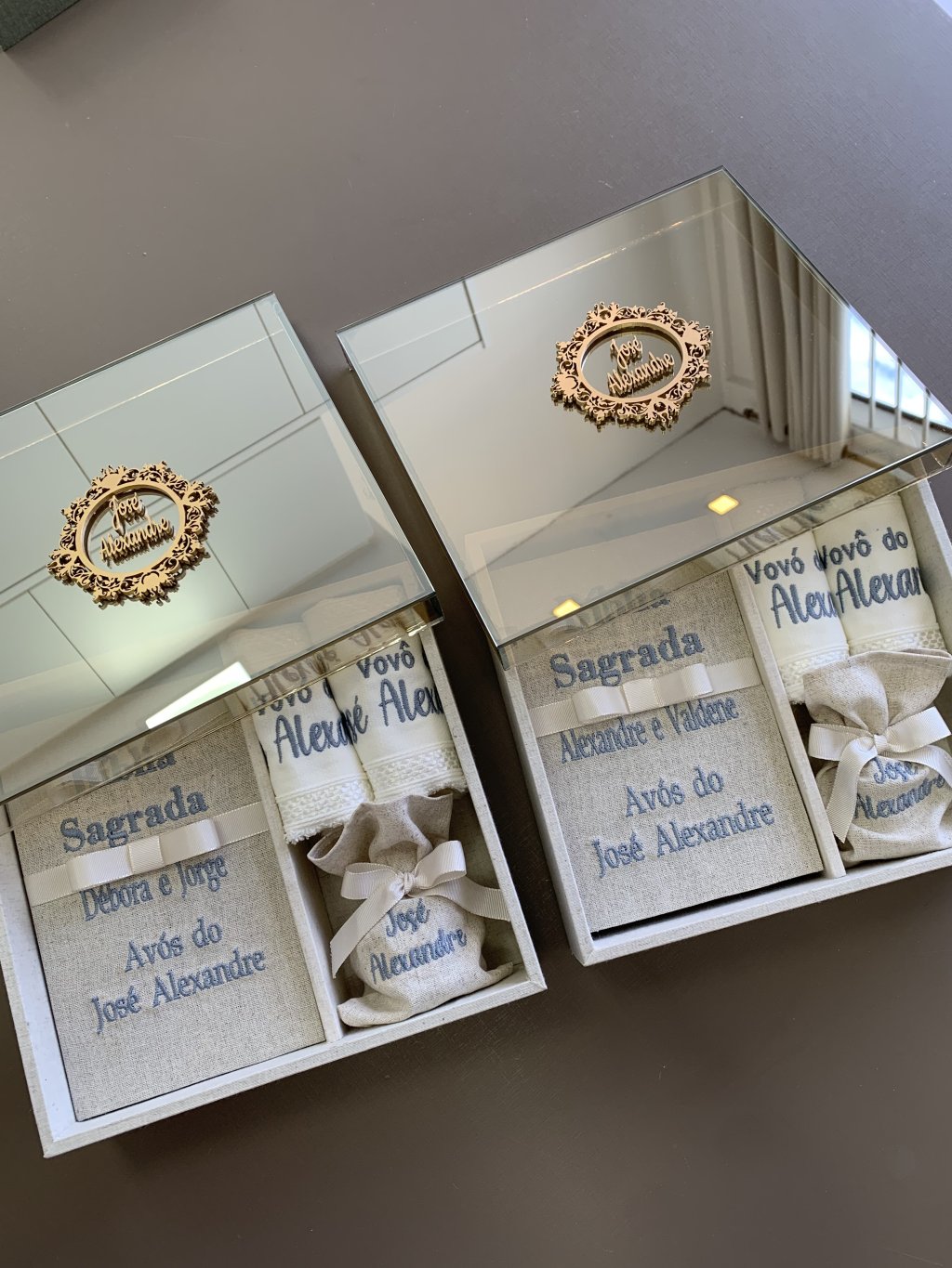 Convite de padrinhos ou lembrança batizado 