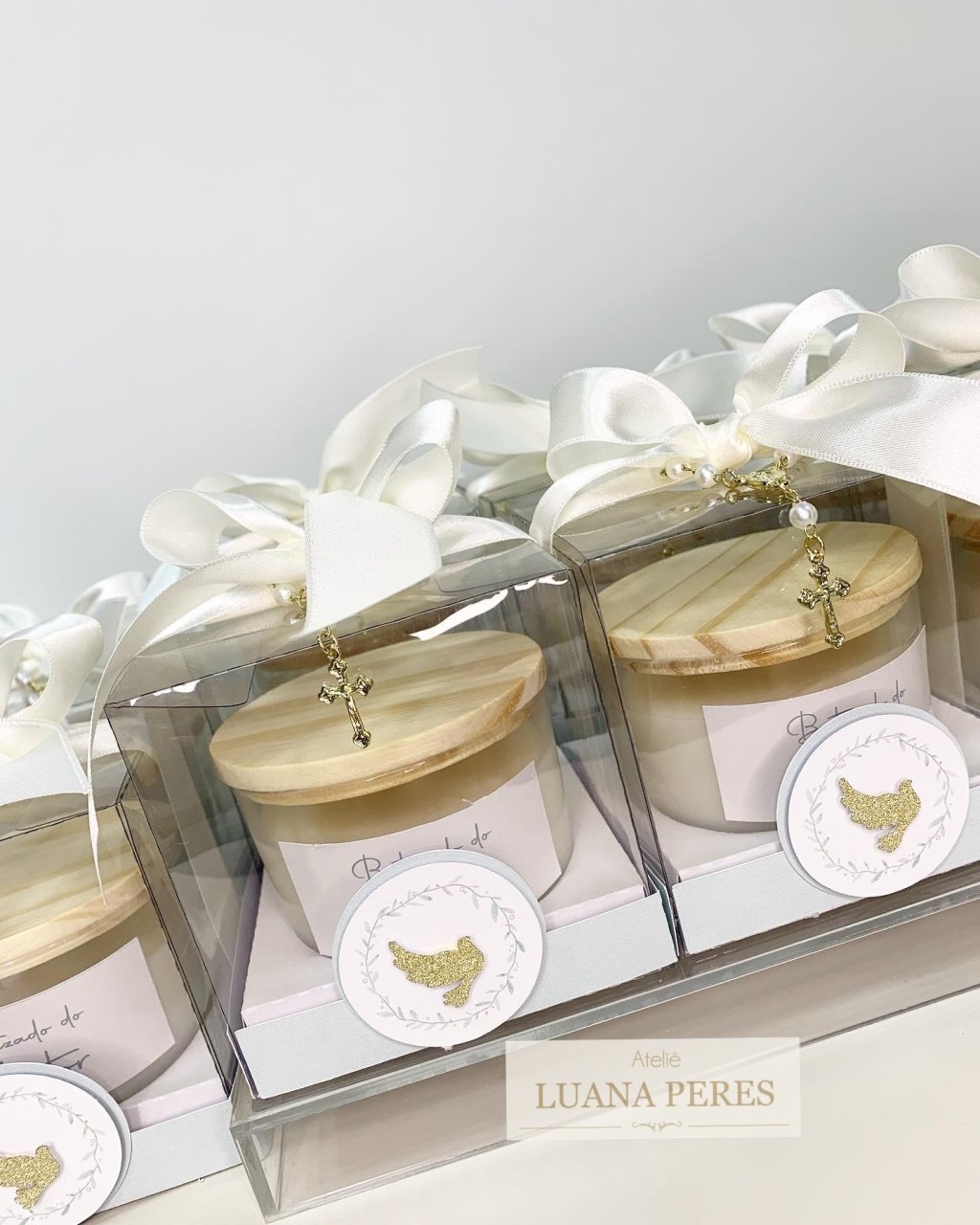 Vela aromática para lembrancinha 