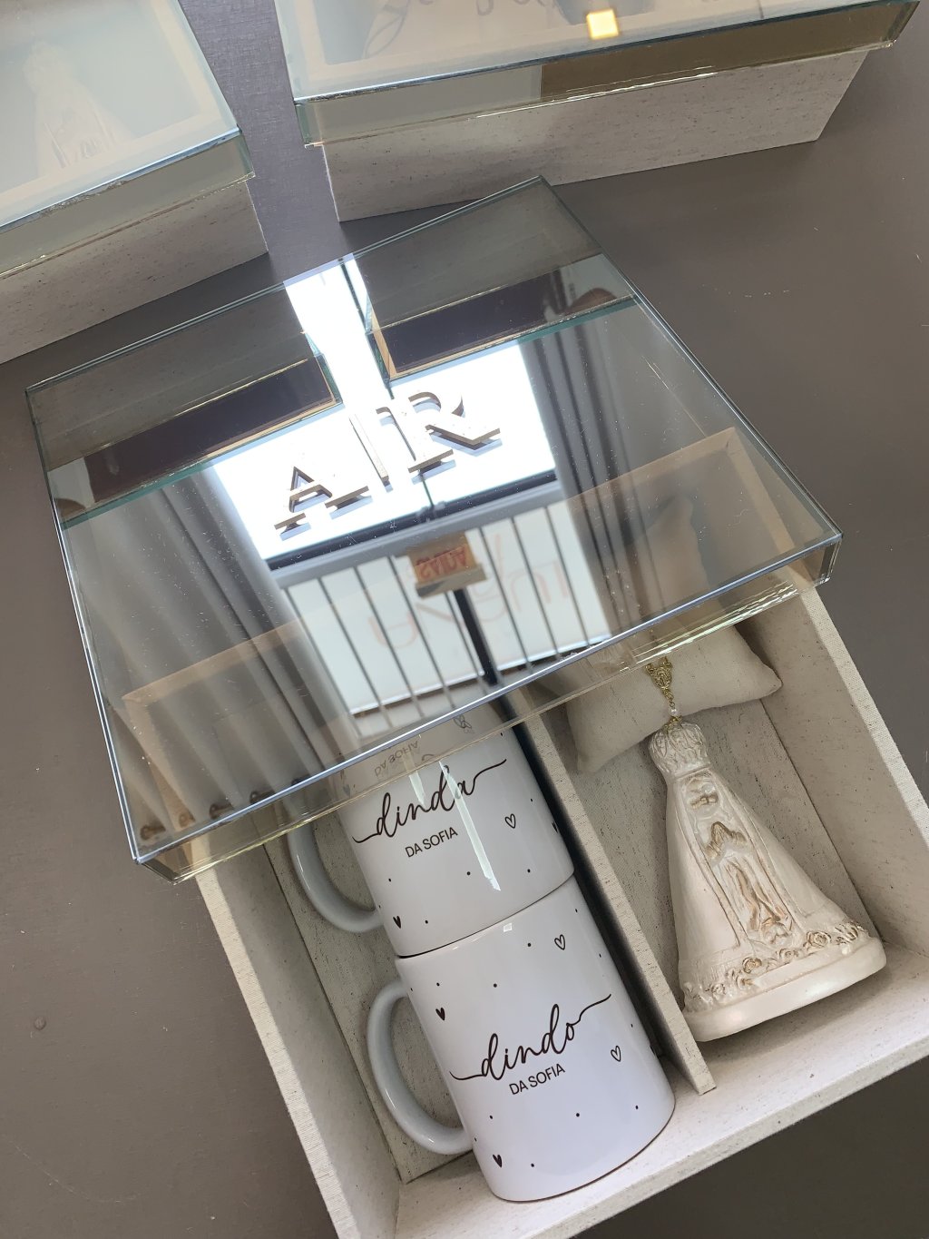 Convite de padrinhos luxo 