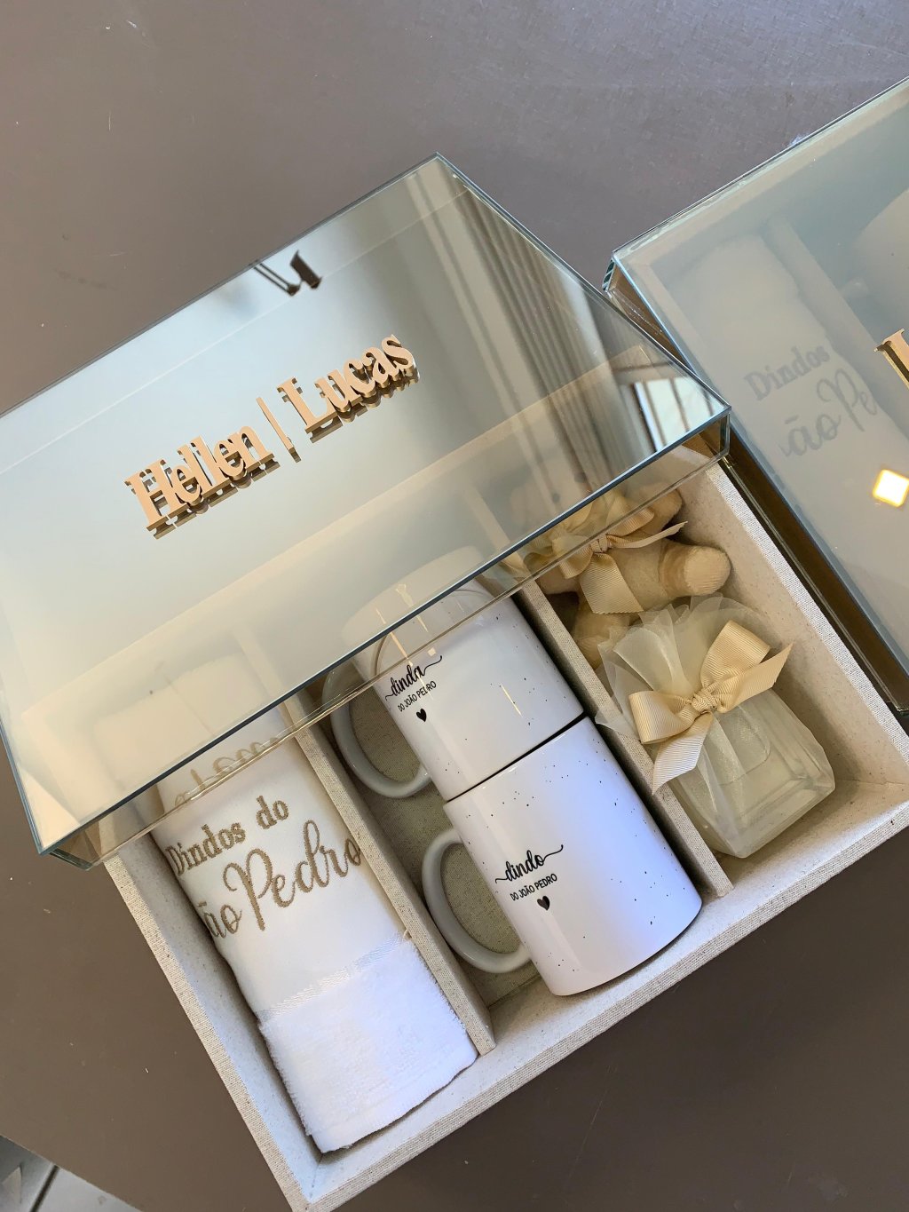 Convite luxo canecas 