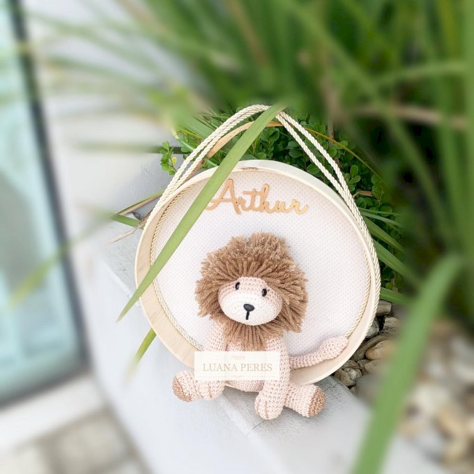 Porta maternidade redondo amigurrumi 