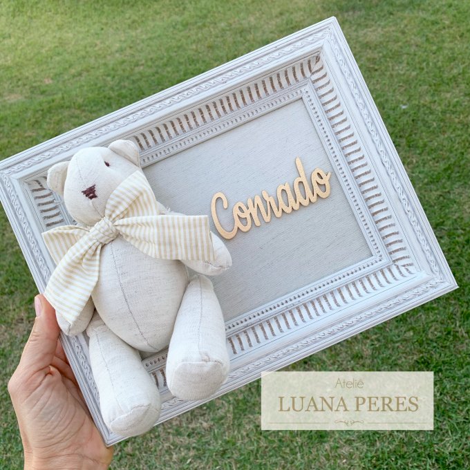 Porta maternidade urso 