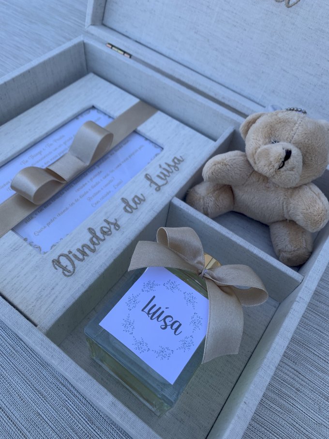 Caixa personalizada com urso 