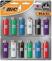 ISQUEIRO BIC MAXI 12X1
