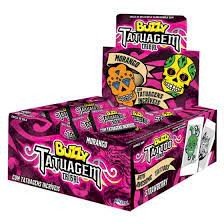 CHICLETE BUZZY TRIBAL MORANGO CX 100X1