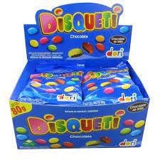 CHOCOLATE DISQUETI DORI CX 24X1