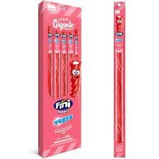 BALA FINI TUBES GIGANTE MORANGO 27G CX 24X1