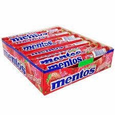 MENTOS FRUTAS VERMELHAS CX 16X1