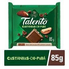 CHOCOLATE GAROTO TALENTO CASTANHA DO PARÁ  85G 