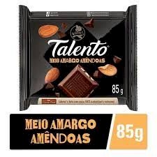 CHOCOLATE GAROTO TALENTO INTENSE MEIO AMARGO 85G