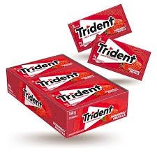 TRIDENT MORANGO 8G CX 21X1