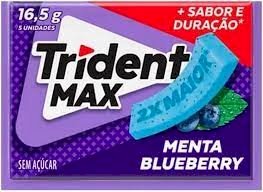 TRIDENT MAX MENTA BLUEBERRY 16,5G CX 14X1