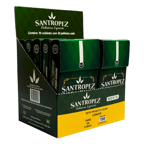CIG DE PALHA SANTROPEZ MENTA 